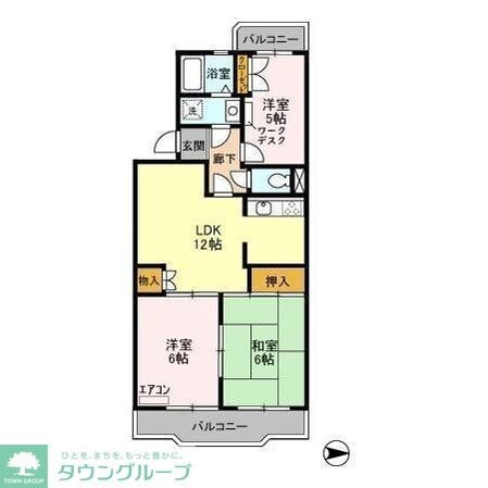 ビューコート学園台 の物件間取画像